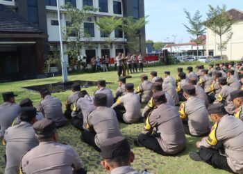 Jelang Malam Takbiran, Bhabinkamtibmas Perkuat Edukasi Wilayah Jogo Demak