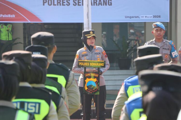 Kapolres Semarang AKBP Ratna Quratul Ainy menyampaikan bahwa pihaknya bersama jajaran terus berkomitmen memberikan pelayanan terbaik kepada masyarakat. Foto : Hesty / Lingkar