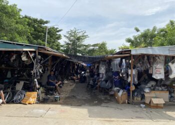 Kondisi pedagang di Pasar Babe Kudus. Foto : Nisa Hafizhotus Syarifa /Lingkar