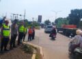 Kapolres Kendal AKBP Hendry Susanto Sianipar turun langsung memantau arus lalu lintas di wilayah setempat, Sabtu, 14 Maret 2026. (Dok. for Lingkarjateng.id)