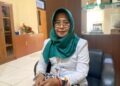 Mantan Kepala Disnaker Perinkop UKM Kudus, Rini Kartika Hadi Ahmawati. (Mohammad Fahtur Rohman/Lingkarjateng.id)