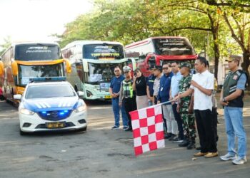 Pemkab Pati Berangkatkan 16 Bus Mudik Lebaran Gratis 2026