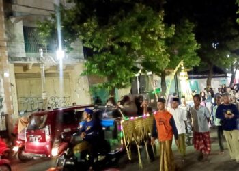 Takbir keliling di wilayah Kabupaten Rembang pada lebaran Idul Fitri tahun 2025 lalu. (Vicky Rio/Lingkarjateng.id)