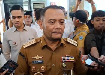 Gubernur Jateng, Ahmad Luthfi seusai penandatanganan pakta integritas bersama Komisi Pemberantasan Korupsi (KPK) di Gradhika Semarang, Senin, 30 Maret 2026. (Rizky Syahrul/Lingakrjateng.id)