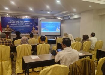 Kegiatan Forum Media yang diadakan oleh RS Aisyiyah Kudus bersama wartawan di Hotel HOM, Kamis (12/3) sore. Foto : Nisa Hafizhotus Syarifa /Lingkar