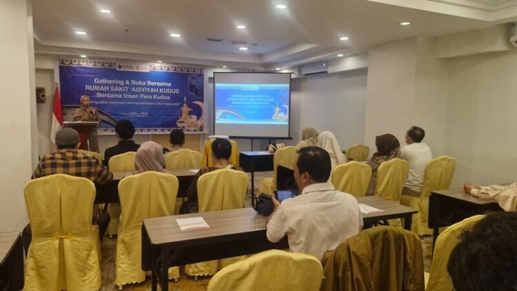 Kegiatan Forum Media yang diadakan oleh RS Aisyiyah Kudus bersama wartawan di Hotel HOM, Kamis (12/3) sore. Foto : Nisa Hafizhotus Syarifa /Lingkar