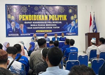Kegiatan Rakor DPD PAN Kabupaten Kudus, Selasa (17/3). Foto: Nisa Hafizhotus Syarifa /Lingkar