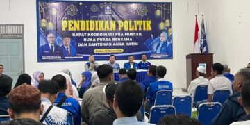 Kegiatan Rakor DPD PAN Kabupaten Kudus, Selasa (17/3). Foto: Nisa Hafizhotus Syarifa /Lingkar