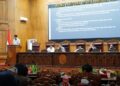 Rapat paripurna DPRD Pati dalam agenda menyampaian hasil penyampaian reses, Rabu 4 Maret 2026. (Lingkarjateng.id)