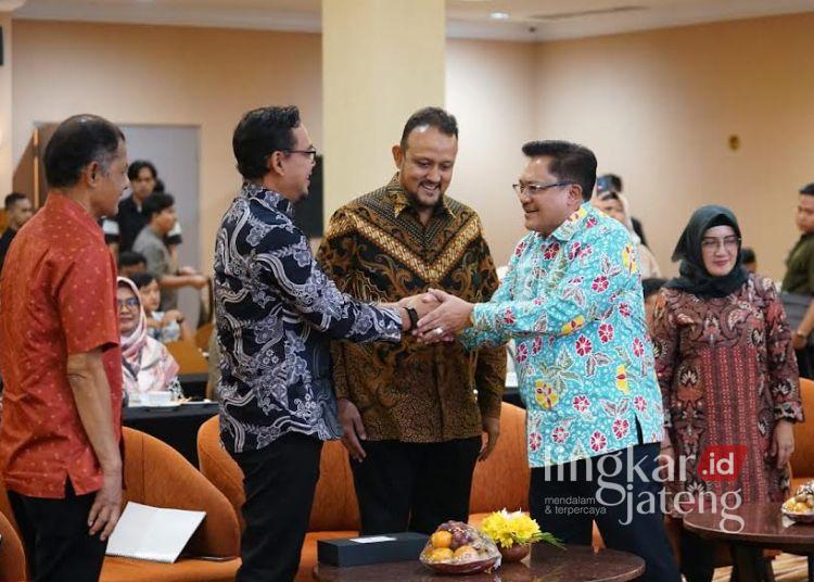 Salatiga Masuk PSN Pariwisata BOKOR, Pemkot Perkuat Branding Digital 25 Wali Kota Salatiga Robby Hermawan saat menghadiri Diseminasi Strategi Pemasaran Pariwisata Nusantara di Salatiga, Sabtu malam, 28 Februari 2026. (Dok.Prokompim Setda Salatiga/Lingkarjateng.id)