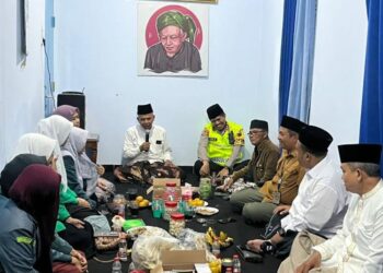 Suasana halal bihalal Kapolres Salatiga AKBP Ade Papa Rihi dengan Ketua PCNU, Senin, 24 Maret 2026. (Dok.Humas Polres Salatiga/Lingkarjateng.id)
