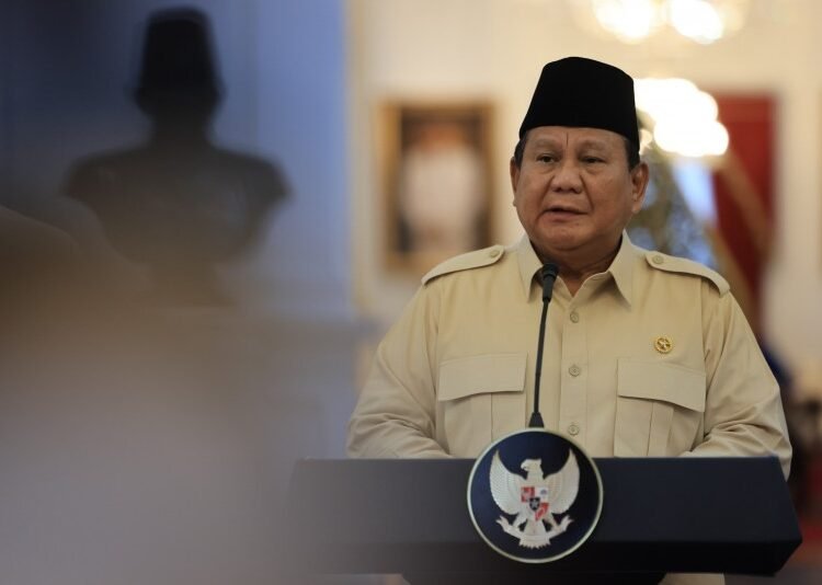 Presiden RI Prabowo Subianto. Foto : Dok.presidenri.go.id