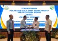 Perhutani–Kejari Grobogan Teken PKS, Mitigasi Risiko Hukum-Amankan Aset 34 Perum Perhutani menggandeng Kejaksaan Negeri (Kejari) Grobogan melakukan penandatanganan Perjanjian Kerja Sama (PKS) bidang Perdata dan Tata Usaha Negara (DATUN), di Kantor Kejari Grobogan pada Rabu (15/4). Foto: Dok. Perum Perhutani / Lingkar