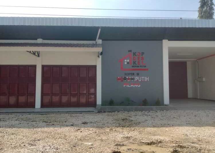 Koperasi desa merah putih milik desa Pilang Kecamatan Randublatung, dipastikan siap jika nantinya akan digunakan sebagai penyalur bansos. Foto : Hanafi/Lingkar