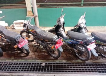 Aset motor dinas milik Pemkab Kudus yang dilelang. (Mohammad Fahtur Rohman/Lingkarjateng.id)