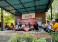 Bupati Kendal, Dyah Kartika Permanasari, saat menghadiri kegiatan Bersatu Siaga di Desa Magelung, Kecamatan Kaliwungu Selata, Kabupaten Kendal, Jumat, 17 April 2026. (Anik Kustiani/Lingkarjateng.id)