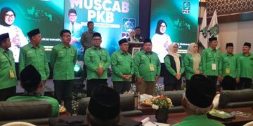 Suasana musyawarah cabang Partai Kebangkitan Bangsa Kabupaten Kendal pada Minggu, 19 April 2026 malam. (Anik Kustiani/Lingkarjateng.id)