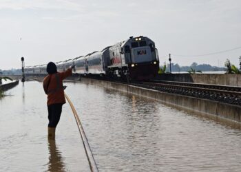 Genangan di Jalur Karangjati–Gubug Surut, Perjalanan KA Kembali Normal