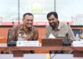 Gubernur Jawa Tengah Ahmad Luthfi dan Gubernur Aceh Muzakir Manaf dalam acara penandatanganan kerja sama ekonomi di Kantor Gubernur Aceh, Kamis, 23 April 2026. (Humas Pemprov Jateng/Lingkarjateng.id)