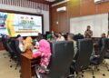 Kejar Target Bangun 200 KDKMP, Pemkab Pekalongan Fokus Selesaikan Soal Lahan 34 Plt. Bupati Pekalongan Sukirman bersama jajaran saat rapat monitoring progres pembangunan KDKMP di Ruang Rapat Bupati, Kajen, Jumat (10/4/2026). Foto : Fahri Akbar / Lingkar