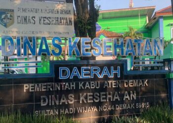 Kantor Dinkesda Demak. Foto  Burhan Aslam/Lingkar