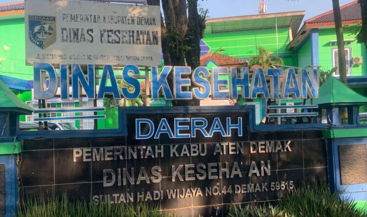 Kantor Dinkesda Demak. Foto  Burhan Aslam/Lingkar