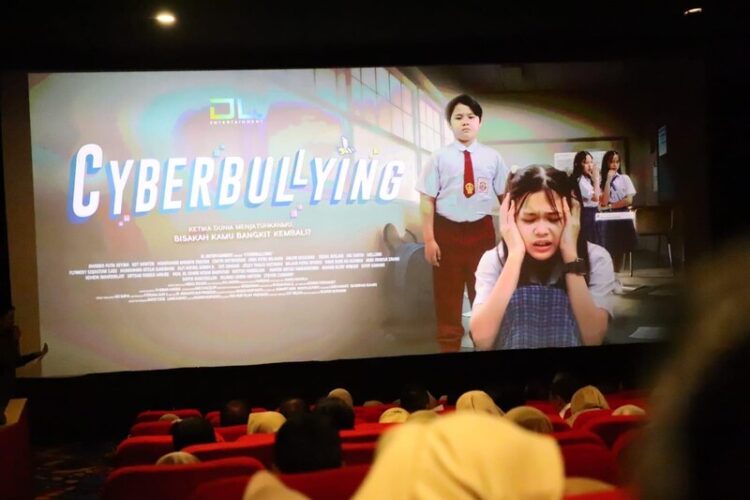 Sosialisasi Penguatan Pendidikan Karakter (PPK) melalui Media Film bertema cyberbullying yang digelar di Bioskop NSC Kudus belum lama ini. Foto : Nisa Hafizhotus Syarifa/Lingkar