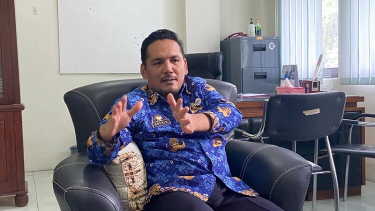 Kepala Diskominfo Kabupaten Kudus, Satria Agus Himawan. Foto : Nisa Hafizhotus Syarifa/Lingkar