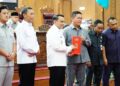 Penyerahan Laporan Keterangan Pertanggungjawaban (LKPJ) Tahun 2025 oleh Plt Bupati Pati Risma Ardhi Chandra kepada DPRD Pati. (Lingkarjateng.id)