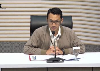 Juru Bicara KPK Budi Prasetyo. Foto : Tangkapan layar youtube KPK/Lingkar