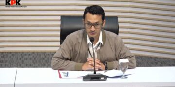 Juru Bicara KPK Budi Prasetyo. Foto : Tangkapan layar youtube KPK/Lingkar