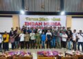 Acara Forum Silaturahmi Insan Media Kabupaten Pekalongan yang digelar di Gedung PPNI, Kabupaten Pekalongan, Sabtu sore, 25 April 2026. (Fahri Akbar/Lingkarjateng.id)
