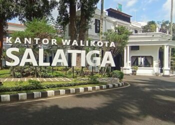 Suasana Kantor Pemkot Salatiga. (Angga Rosa/Lingkarjateng.id)