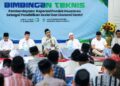 Wakil Gubernur Jawa Tengah Taj Yasin Maimoen membuka Bimbingan teknis (Bimtek) Pemberdayaan Koperasi Pondok Pesantren di Auditorium Pesantren Maslakul Huda Pati, Jumat, 17 April 2026. (Dok. Humas Pemprov Jateng/Lingkarjateng.id)