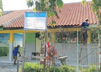 SMP Negeri 3 Blora, salah satu sekolah penerima bantuan presiden (Banpres). (Eko Wicaksono/Lingkarjateng.id)