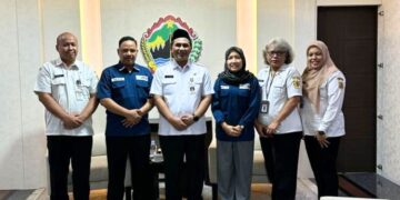 JMSI Jateng saat audiensi dengan Wakil Gubernur Jawa Tengah Taj Yasin didampingi oleh sejumlah perwakilan Komdigi Jateng di Kantor Gubernur Jawa Tengah, Rabu, 8 April 2026. (Dok. for Lingkarjateng.id)