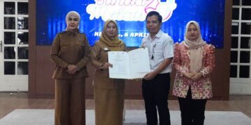 Peresmian “Bunda Melati Plus” yang berlangsung di Ruang Paringgitan, Kendal pada Senin, 6 April 2026. (Anik Kustiani/Lingkarjateng.id)