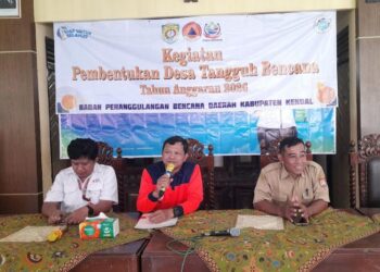 Kegiatan pembukaan pembentukan Destana Desa Kebonharjo, Senin, 20 April 2026. (Anik Kustiani/Lingkarjateng.id)