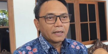 Pelaksana Tugas (Plt) Bupati Pati Risma Ardhi Chandra saat dikonfirmasi wartawan, Kamis, 23 April 2026. (Lingkarjateng.id)