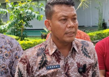 Kepala Lapas Kelas I Semarang, Ahmad Tohari saat diwawancarai awak media pada  Jumat, 24 April 2026. (Syahril Muadz/Lingkarjateng.id)