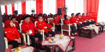 Musyawarah Anak Cabang (Musancab) di Posko PDIP Kendal, pada Jumat 22 Mei 2026. Foto : Anik Kustiani/Lingkar