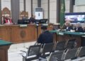 Eks Kepala Divisi Korporasi dan Komersial Bank BJB, Dicky Syahbandinata dinyatakan bebas dalam perkara dugaan korupsi pemberian kredit kepada PT Sri Rejeki Isman Tbk atau Sritex. Foto : Rizky/Lingkar