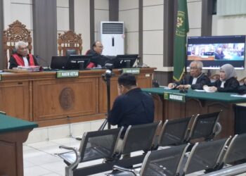 Eks Kepala Divisi Korporasi dan Komersial Bank BJB, Dicky Syahbandinata dinyatakan bebas dalam perkara dugaan korupsi pemberian kredit kepada PT Sri Rejeki Isman Tbk atau Sritex. Foto : Rizky/Lingkar