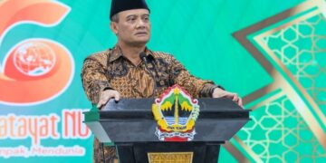 Gubernur Jateng Ajak Cegah Kekerasan di Pesantren Lewat Gerakan Asah Asuh Bersama 16 Gubernur Jawa Tengah, Ahmad Luthfi, menghadiri peringatan Hari Lahir ke-76 Fatayat NU di Gedung Gradhika Bhakti Praja, Kota Semarang pada Sabtu, 30 Mei 2026. (Humas Pemprov Jateng)