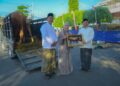 Wabup Boyolali Serahkan Sapi Kurban Bantuan Presiden, Harap Bawa Manfaat bagi Warga 27 Wakil Bupati Boyolali Dwi Fajar Nirwana menyerahkan sapi kurban bantuan Presiden RI Prabowo Subianto kepada warga Dukuh Batur Tuo, Desa Sangup, Kecamatan Tamansari, Rabu, 27 Mei 2026. (Dok. Pemkab Boyolali/Lingkarjateng.id)