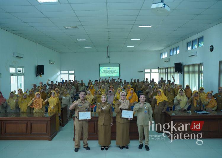 449 ASN Hadapi Masa Pensiun, Pemkab Boyolali Beri Pembekalan 25 Kegiatan Pembekalan ASN menuju masa Purna Tugas Tahap II di Lingkungan Pemerintah Kabupaten Boyolali Tahun Anggaran 2026, Selasa, 12 Mei 2026. (Dok. Pemkab Boyolali/Lingkarjateng.id)