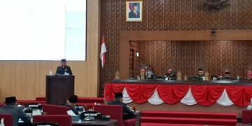 Suasana rapat paripurna DPRD Kabupaten Semarang belum lama ini. (Hesty Imaniar/Lingkarjateng.id)