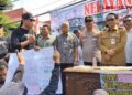 Demo nelayan di depan Kantor Bupati Pati pada Selasa, 4 Mei 2026. (dok for Lingkarjateng.id)