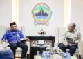 Wamen PKP Fahri Hamzah saat bertemu Wakil Gubernur Jawa Tengah Taj Yasin Maimoen di Kantor Gubernuran, Kota Semarang, Senin, 18 Mei 2026. (Humas Pemprov Jateng/Lingkarjateng.id)