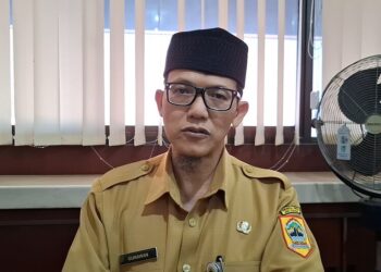 Kepala Bagian Biro Kesra Layanan Dasar Pendidikan, Kesehatan, dan Sosial Setda Provinsi Jawa Tengah, Gunawan Sudharsono. (Rizky Syahrul Al-Fath/Lingkarjateng.id)